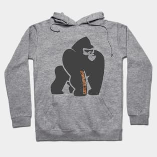 Absolute Unit Gorilla Black Hoodie